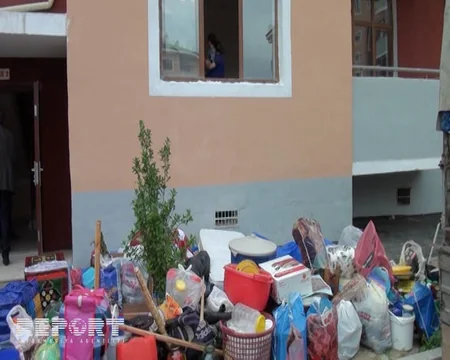 Tərtərdə 1100 məcburi köçkün ailəsi yeni mənzillərə köçürülüb - FOTO