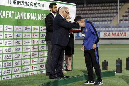 Azərbaycan I Divizionunun medalçıları mükafatlandırılıb