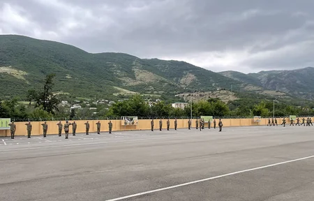 Training session for Azerbaijani reservists continues