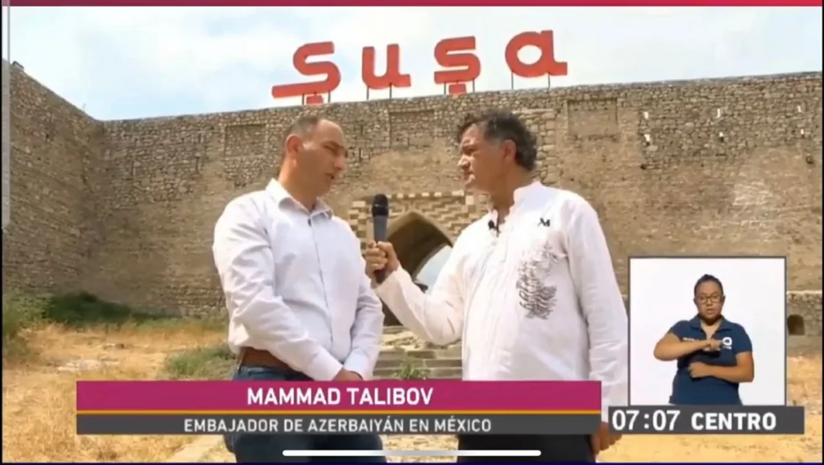 Reportage about Shusha aired on Mexican television