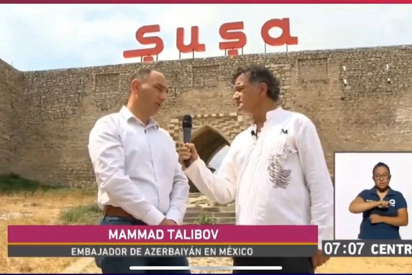 Reportage about Shusha aired on Mexican television