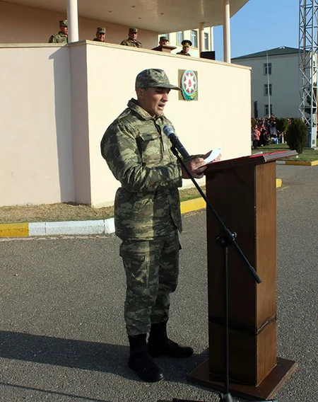 Azərbaycan Ordusunda andiçmə mərasimləri keçirilib