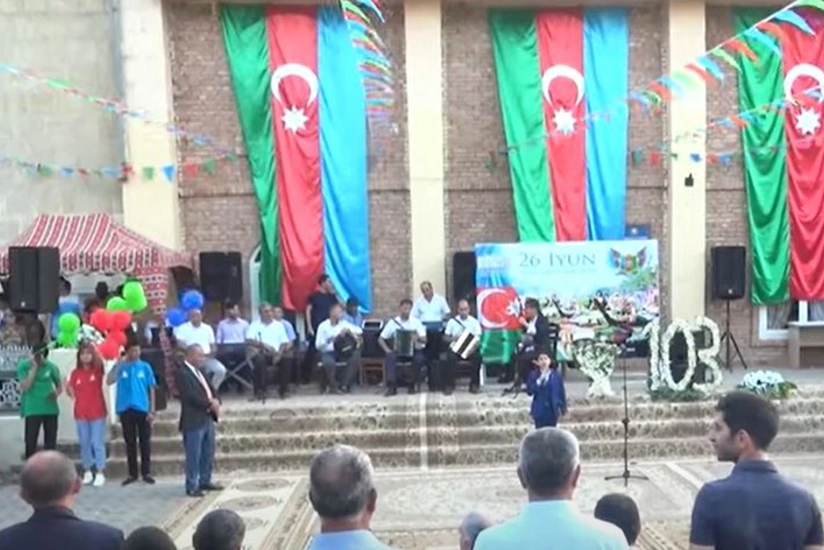 Biləsuvarda Silahlı Qüvvələr Günü qeyd edilib - VİDEO