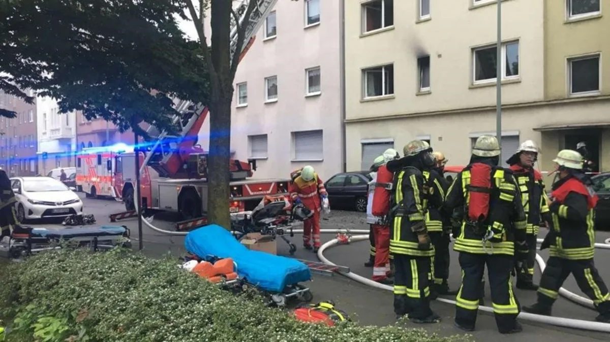 В здании в немецком городе произошел пожар: 2 человека погибли, 28 ранены