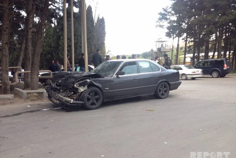 Bakıda yol hərəkəti qaydasını pozan sürücü qəza törədib