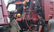 Balaxanıda ağır qəza baş verib, sürücülər sıxılı vəziyyətdə qalıb