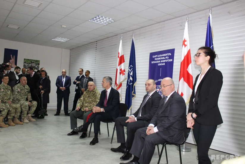 NATO-nun Baş katibi Azərbaycanın da iştirak etdiyi təlimləri izləyib
