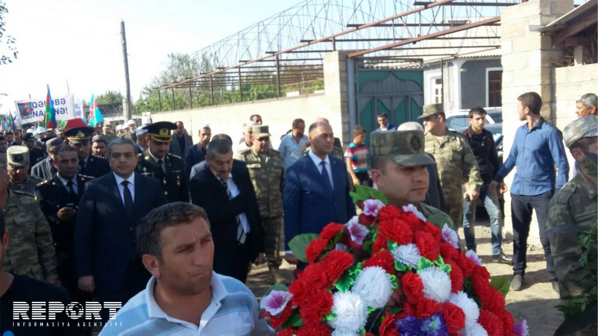Martyred Azerbaijani serviceman buried - PHOTO