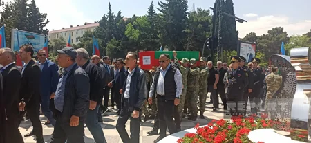Sumqayıtda Birinci Qarabağ müharibəsinin şəhidi Cavid Ələkbərov dəfn edilib - YENİLƏNİB