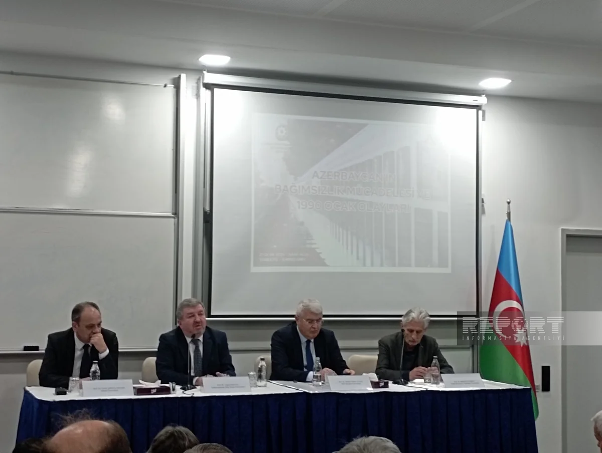 Ankarada “TOBB ETÜ” Universitetində 20 Yanvarla bağlı müzakirələr aparılıb