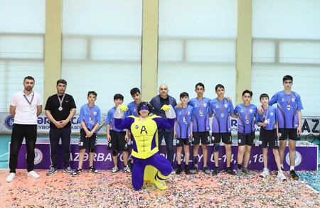 14 yaşadək voleybolçular arasında Azərbaycan çempionatına yekun vurulub