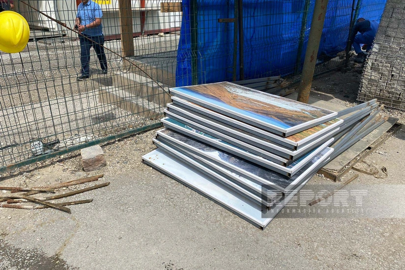 Laçın-Xankəndi yolunda ekofəalların quraşdırdığı çadırlar və plakatlar sökülür