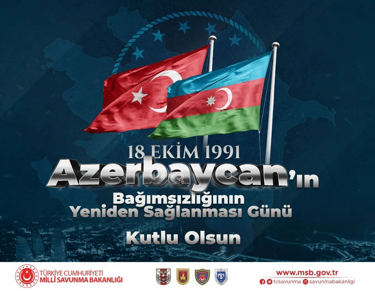 Turkish Defense Ministry congratulates Azerbaijan