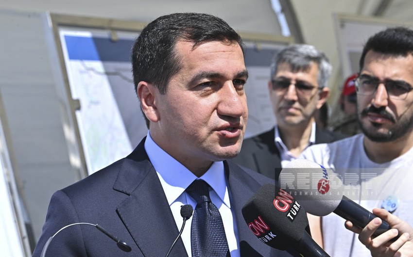 Hikmat Hajiyev: If Armenian residents of Garabagh need any supplies, Aghdam-Khankandi road is fully operational