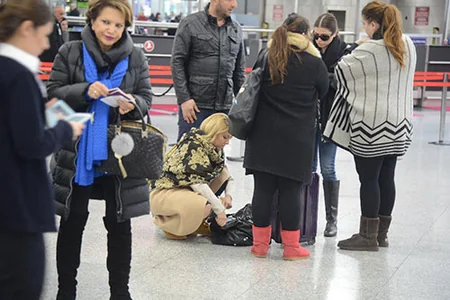 ​Müğənni Hadisə Azərbaycana gəlib - FOTOLAR