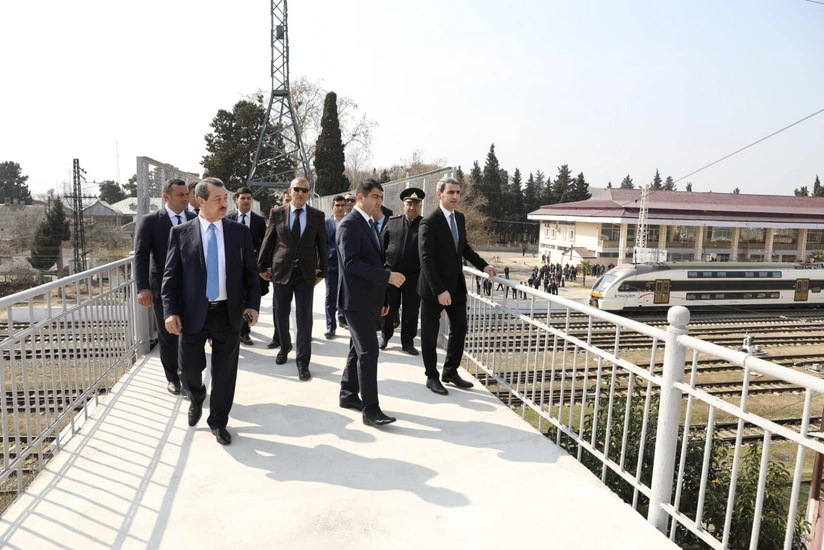 Bakı-Ağstafa-Bakı dəmir yolu marşrutu üzrə sınaq səfəri təşkil olunub