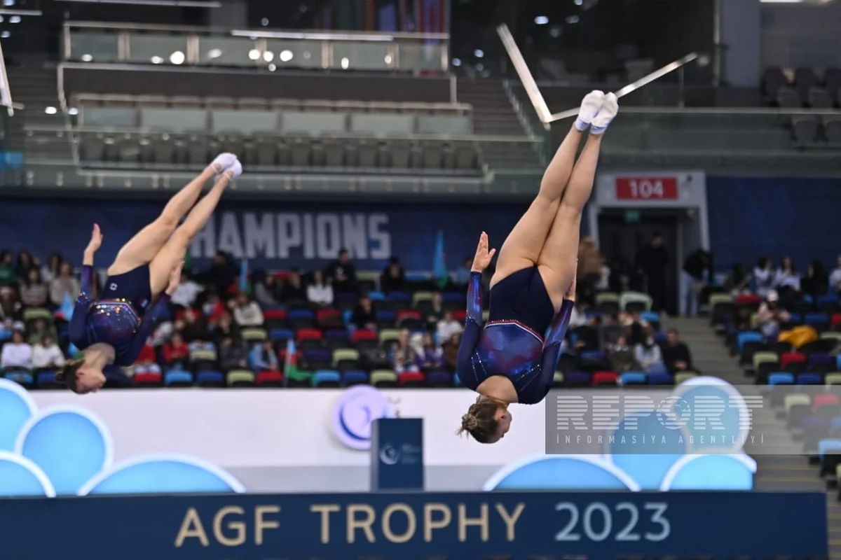 Bakıda batut gimnastikası üzrə Dünya Kubokuna start verilib - FOTOREPORTAJ