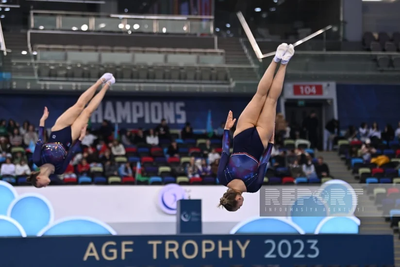 Bakıda batut gimnastikası üzrə Dünya Kubokuna start verilib - FOTOREPORTAJ