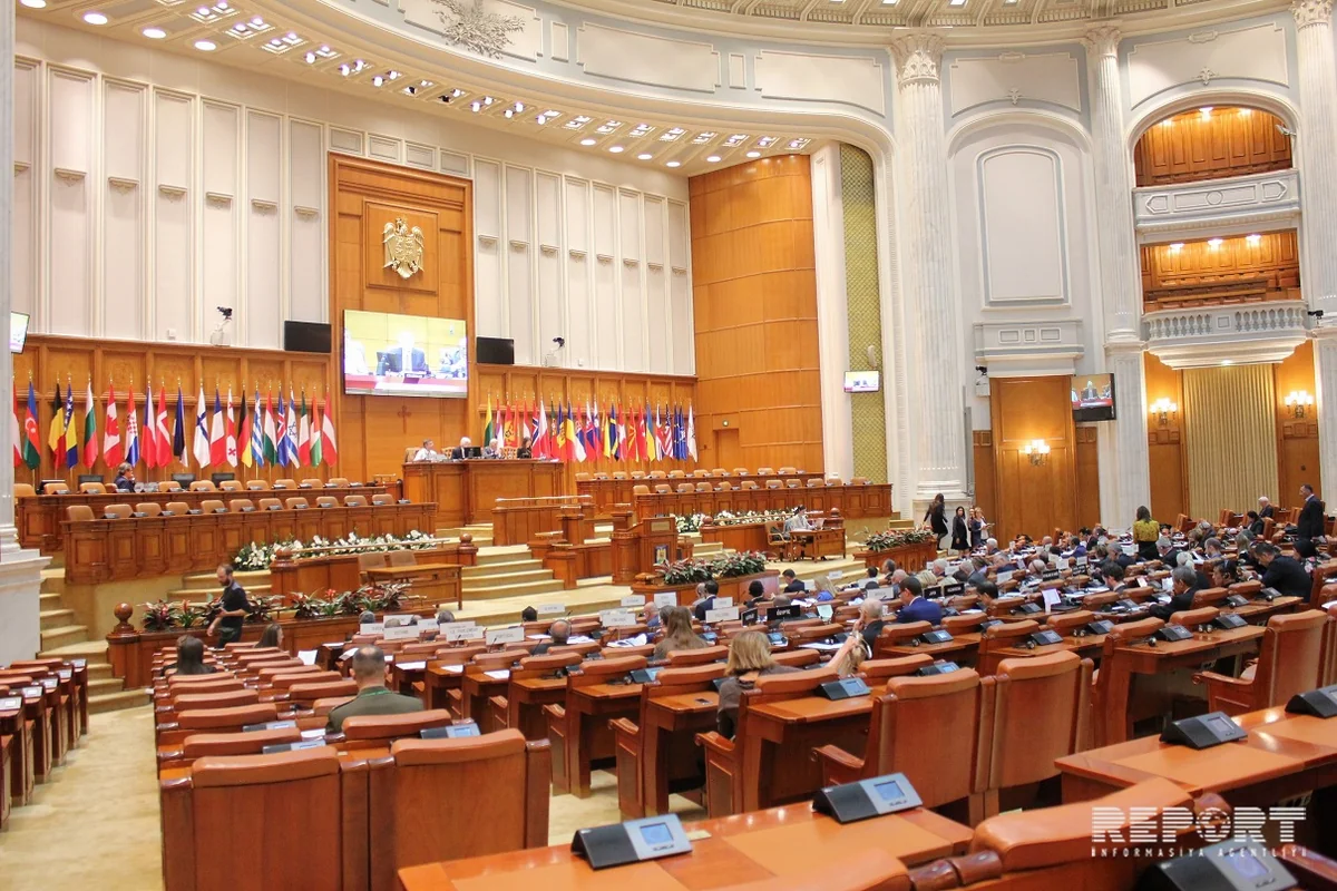 Azərbaycanlı deputat NATO PA-nın komitə iclasında Ermənistanın işğalçı siyasətindən söz açıb - FOTO