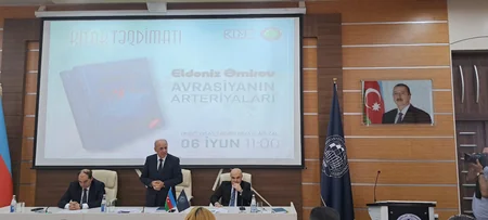 Azərbaycanda nəqliyyat-kommunikasiya və enerji dəhlizləri haqqında kitab təqdim edilib
