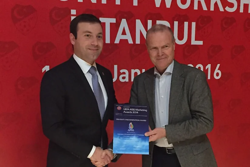 UEFA AFFA-nı mükafatlandırıb