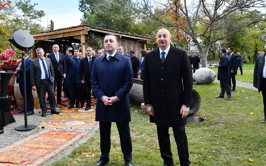 Gürcüstanın Mçxeti rayonundakı Muxrani sarayında mədəni proqram təqdim edilib - YENİLƏNİB