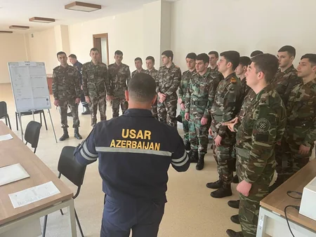 FHN-in beynəlxalq humanitar əməliyyatlarda fəaliyyəti mövzusunda tədbir keçirilib