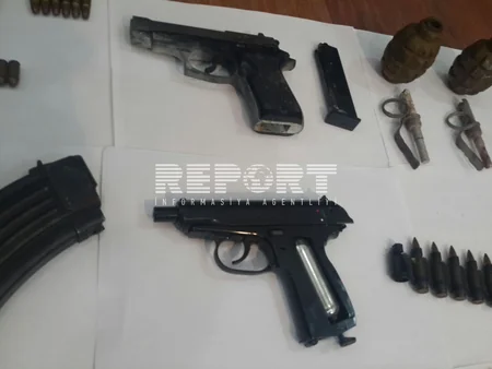 Təmiz Şəhər ASC-nin çeşidləmə zavodunda silah-sursat tapılıb - FOTO