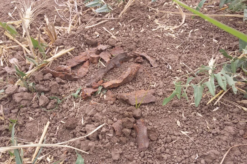 ​Tərtərdə raketin mühərrik hissəsi aşkar edilib