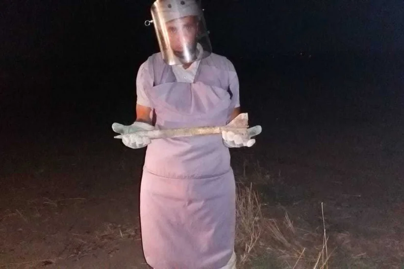 Goranboyda top mərmisi aşkarlanıb