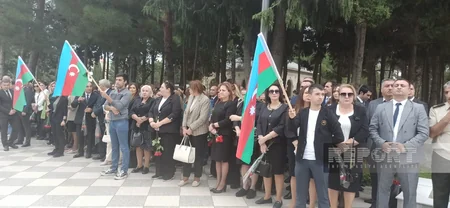 Ermənilərin mina terrorunda həlak olan polis serjantı Sumqayıt Şəhidlər xiyabanında dəfn edilib - YENİLƏNİB