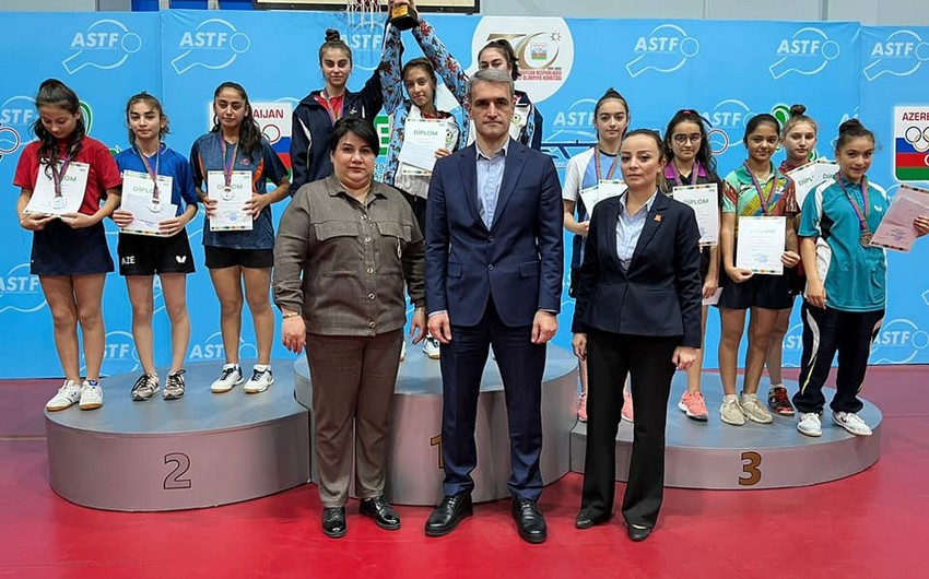 Stolüstü tennis üzrə Azərbaycan kubokunun qalibləri müəyyənləşib