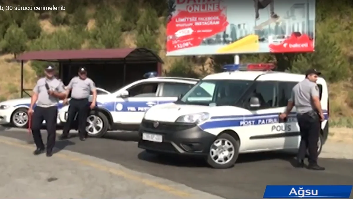 DYP reyd keçirib, 30-a yaxın sürücü cərimələnib - VİDEO