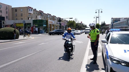 Sumqayıtda sürət həddini aşan, təhlükəli manevrlər edən motosiklet sürücüləri müəyyən olunub