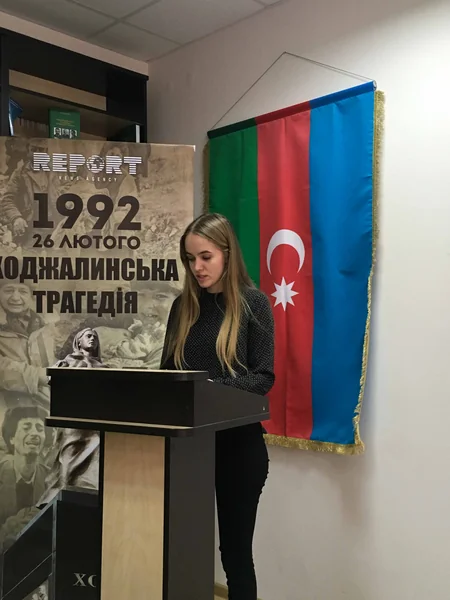 Kiyev Universitetində Xocalı faciəsinə həsr olunmuş tədbir keçirilib