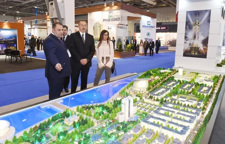 President Ilham Aliyev visits International Real Estate and Investment Exhibition
