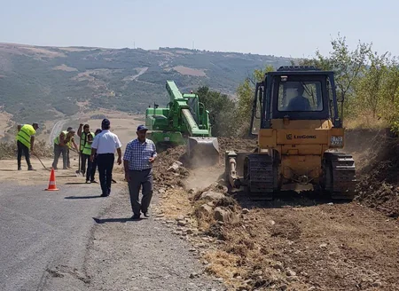 Muğanlı-İsmayıllı yolunda təmir-bərpa işləri aparılır