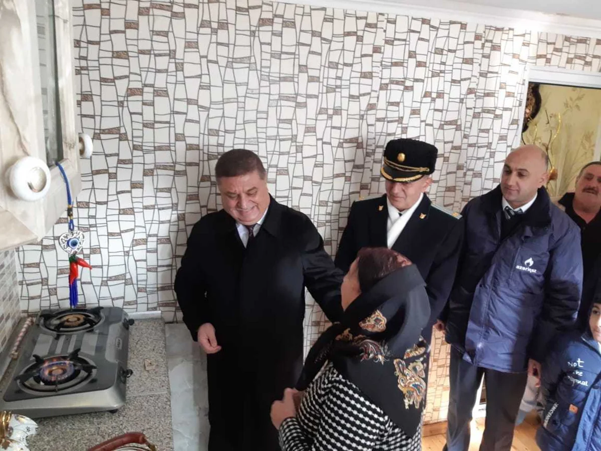 Göygölün Çaykənd kəndinə təbii qaz verilib