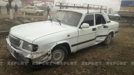 Bakı-Qazax yolunda daha bir qəza, 2 polis xəsarət aldı