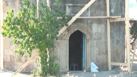 Ağsuda Şeyx Dursun türbəsinin bərpasına başlanılıb - VİDEO