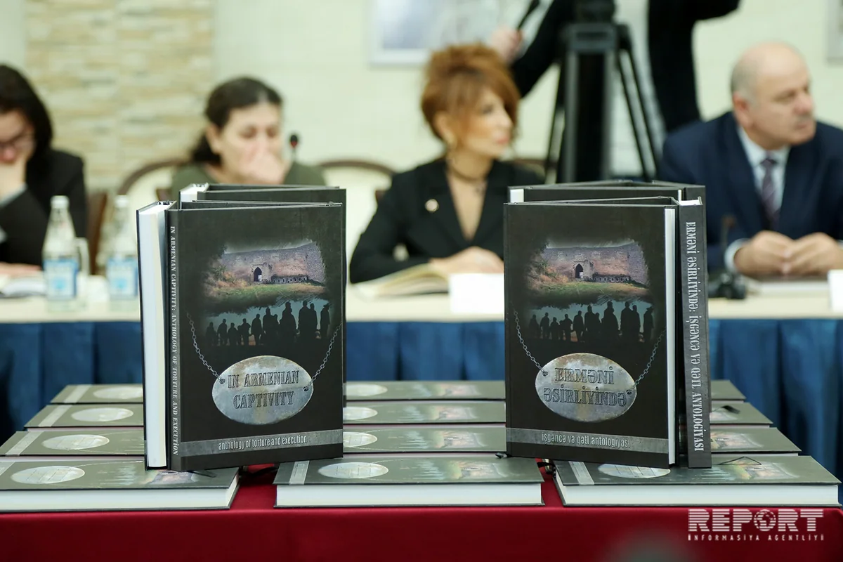 Erməni əsirliyində: işgəncə və qətl antologiyası adlı kitabın təqdimatı keçirilib