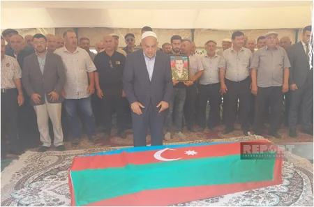 Saatlıda Birinci Qarabağ müharibəsinin şəhidi Namiq Cəfərov dəfn edilib - YENİLƏNİB