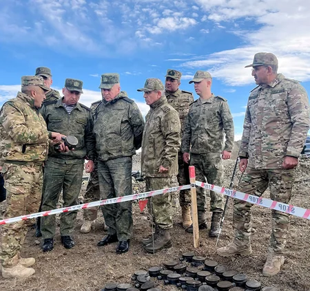 Minefield installed by illegal Armenian armed detachments inspected 