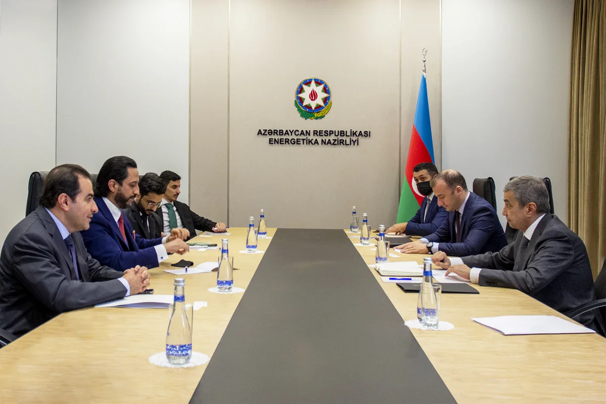 Azerbaijan`s Energy Minister meets with Saudi official