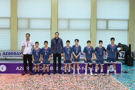 14 yaşadək voleybolçular arasında Azərbaycan çempionatına yekun vurulub