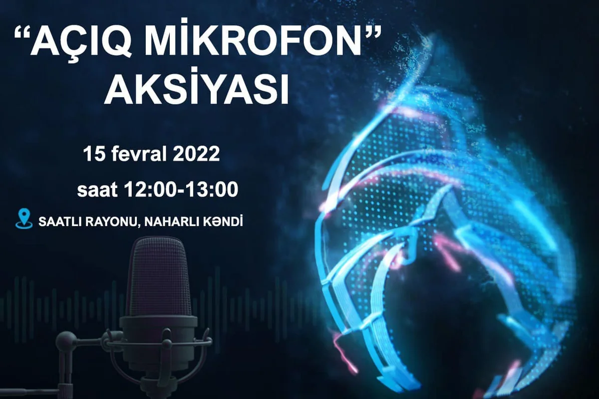 “Azəriqaz”ın “Açıq mikrofon” aksiyası Saatlıda təşkil olunacaq