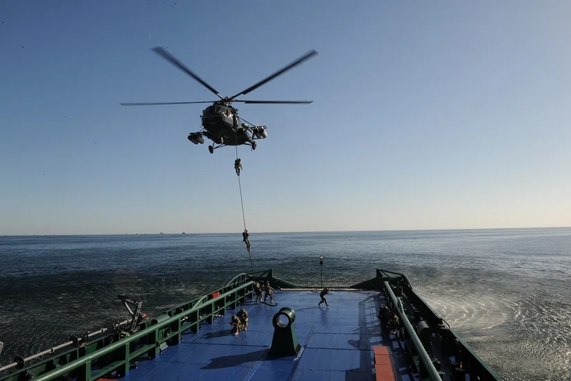 DSX Xəzər dənizində taktiki təlimlər keçirib