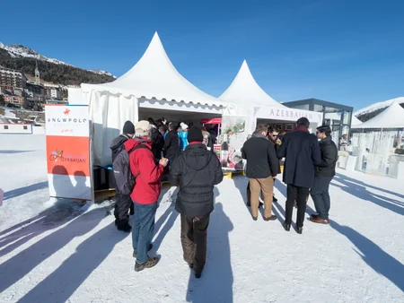 Snow Polo World Cup opening ceremony held in St. Moritz, Switzerland