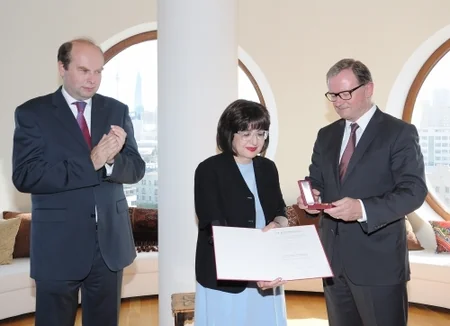 Azərbaycanın nazir müavini Avstriyanın fəxri xaç ordeni ilə təltif olunub