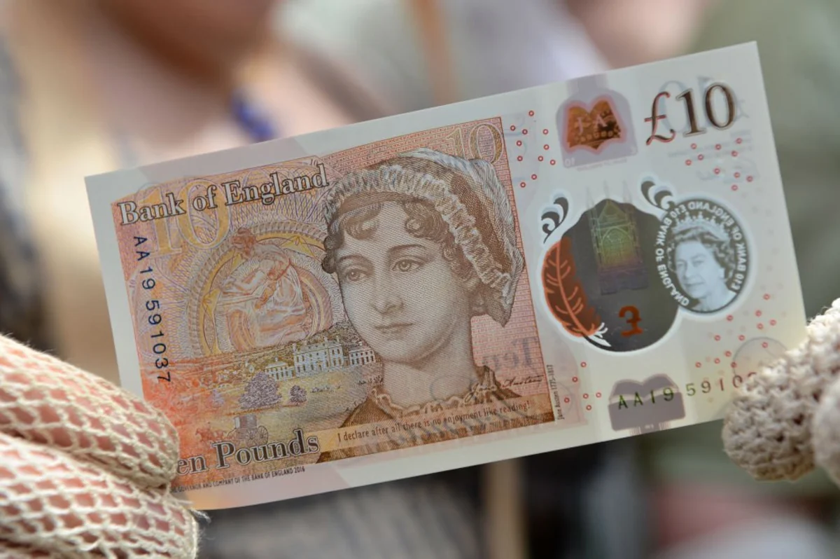 Britain unveils new 10 note featuring Jane Austen